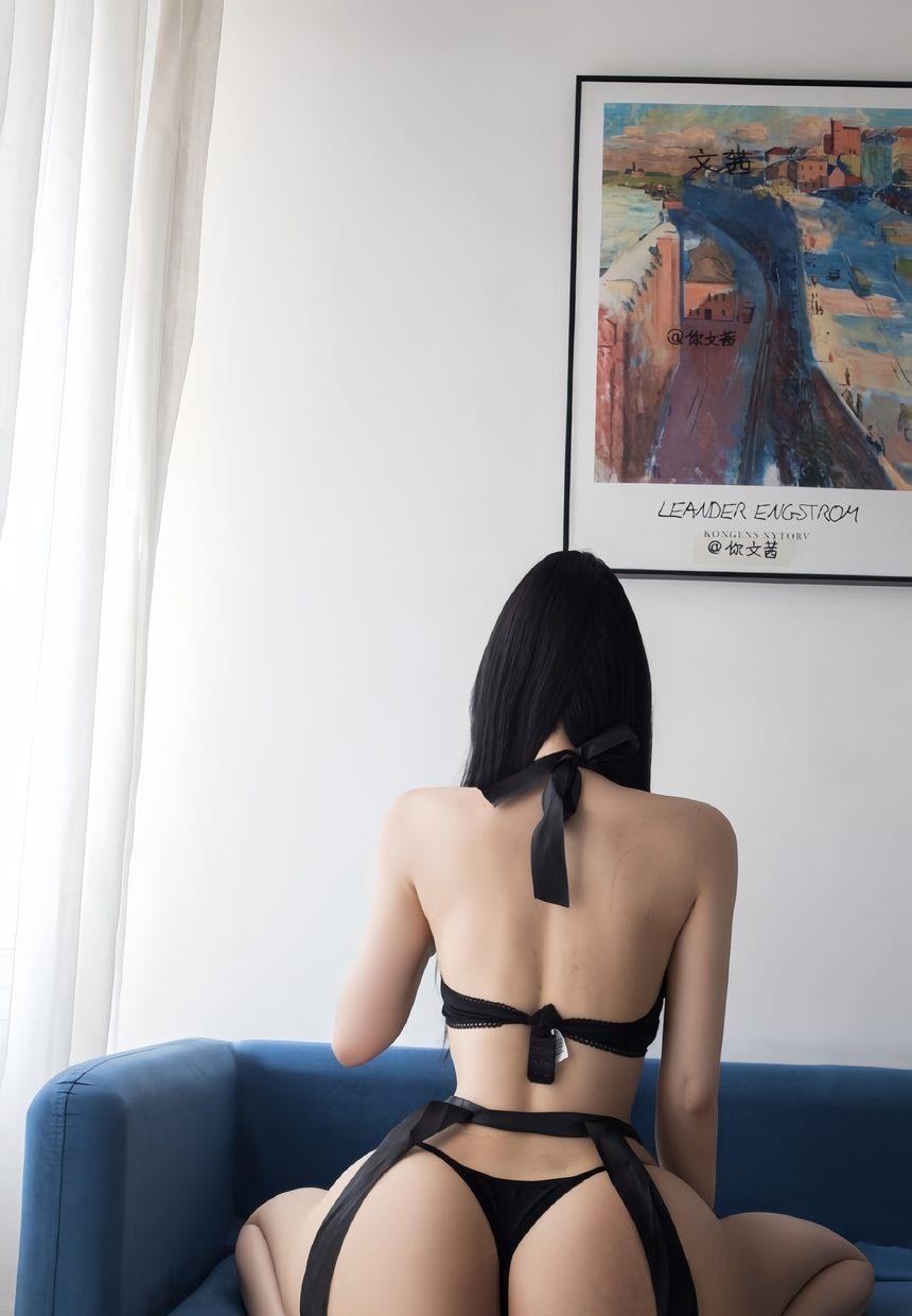 文茜cool-波点透视+超细黑丁蜜桃[35P-71MB]