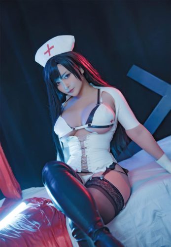 洛璃 LoLiSAMA –  最终幻想VII 蒂法 护士[65P-545.8M]-优选资源网