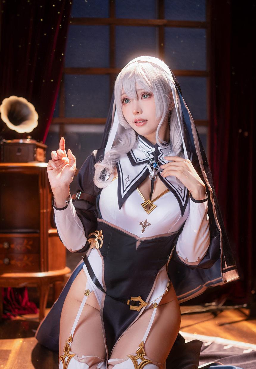 ElyEE子 – Shirogane noel~Nun [27P+13V-206MB]