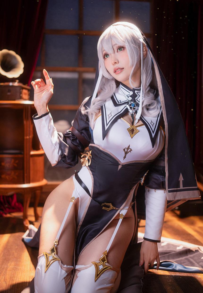 ElyEE子 – Shirogane noel~Nun [27P+13V-206MB]