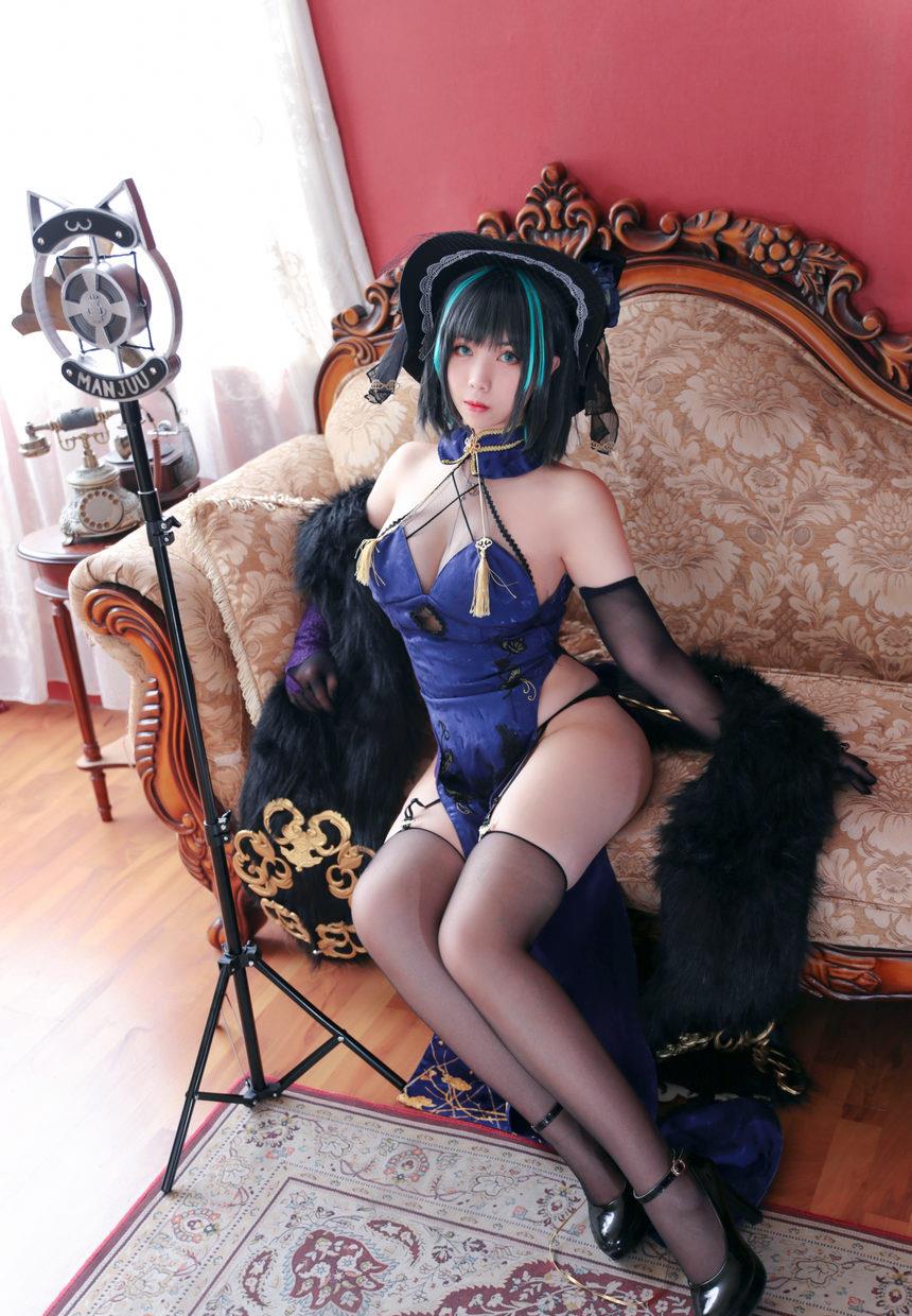 Meroko_魅瞳 - NO.005 柴郡旗袍[33P-287.4M]