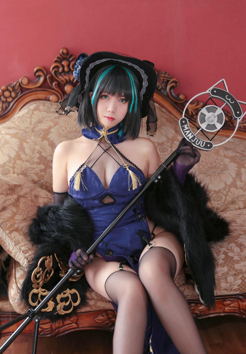 Meroko_魅瞳 - NO.005 柴郡旗袍[33P-287.4M]