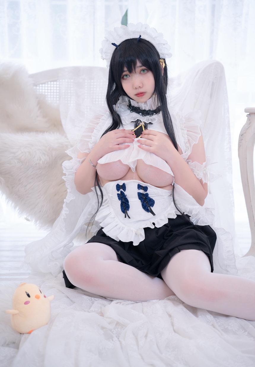 Meroko_魅瞳 - NO.003 碧蓝航线 不挠女仆没干劲的小姐姐[53P-744.2M]