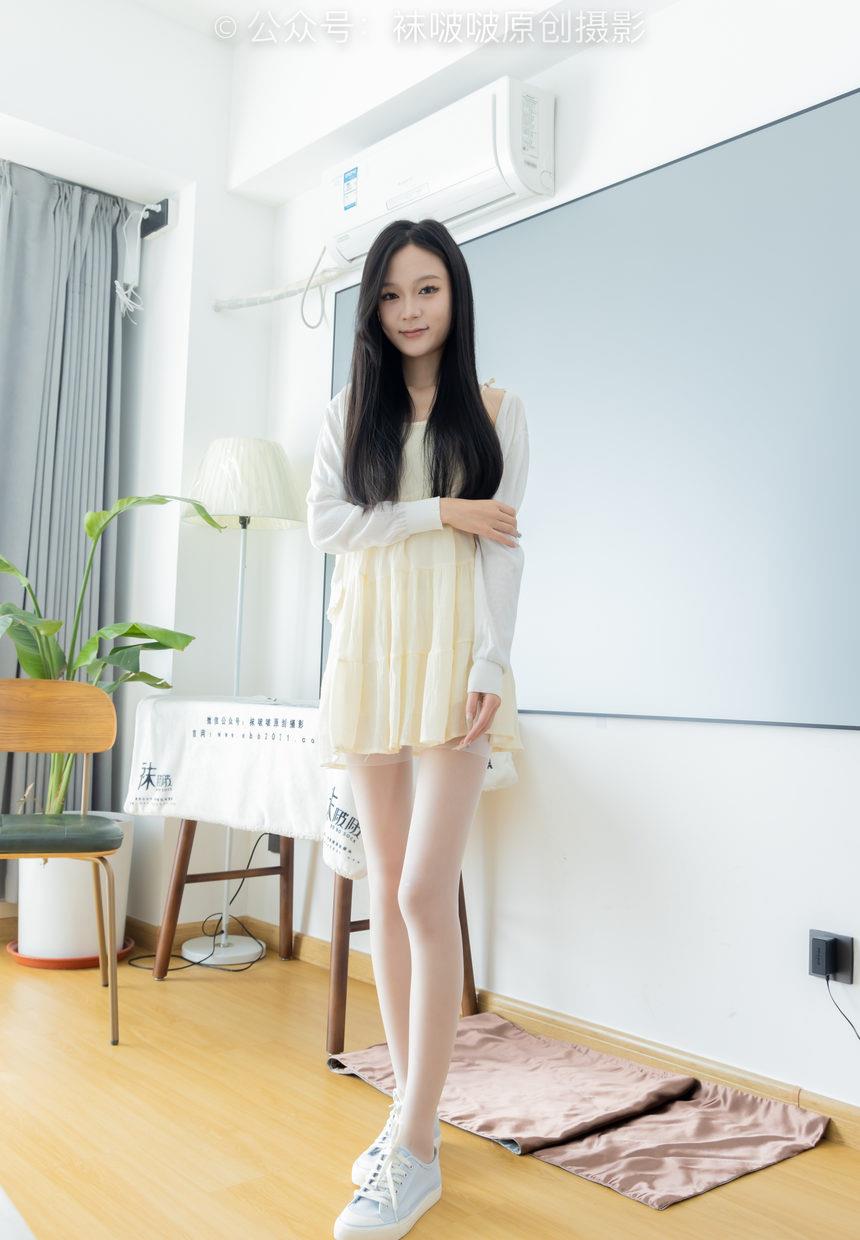 [BoBoSocks袜啵啵]NO.517 焦糖-帆布鞋、薄白丝[147P+1V／5.30GB]