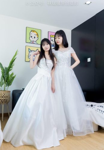 [BoBoSocks袜啵啵]NO.510 小甜豆&甜甜圈-两双高跟鞋、薄肉丝、薄白丝、婚纱主题、互相帮对方腿脚涂抹[172P+1V／7.02GB]-优选资源网