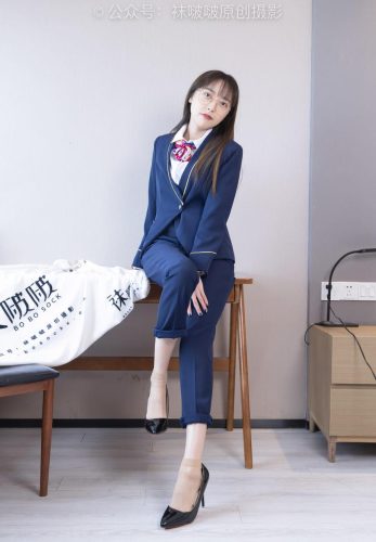 [BoBoSocks袜啵啵]NO.509 稚予-高跟鞋、短肉丝、黑色美甲、银行制服、半脱袜子[150P+1V／5.51GB]-优选资源网