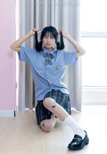 [BoBoSocks袜啵啵]NO.508 奶油 皮鞋、白棉袜、蝴蝶薄肉丝、jk制服[160P+1V／6.17GB]-优选资源网