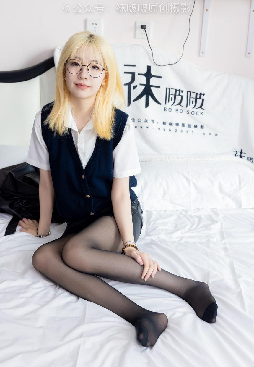 [BoBoSocks袜啵啵]NO.507 小甜豆 高跟长靴、薄黑丝、皮衣外套、ol风[140P+2V／5.96GB]