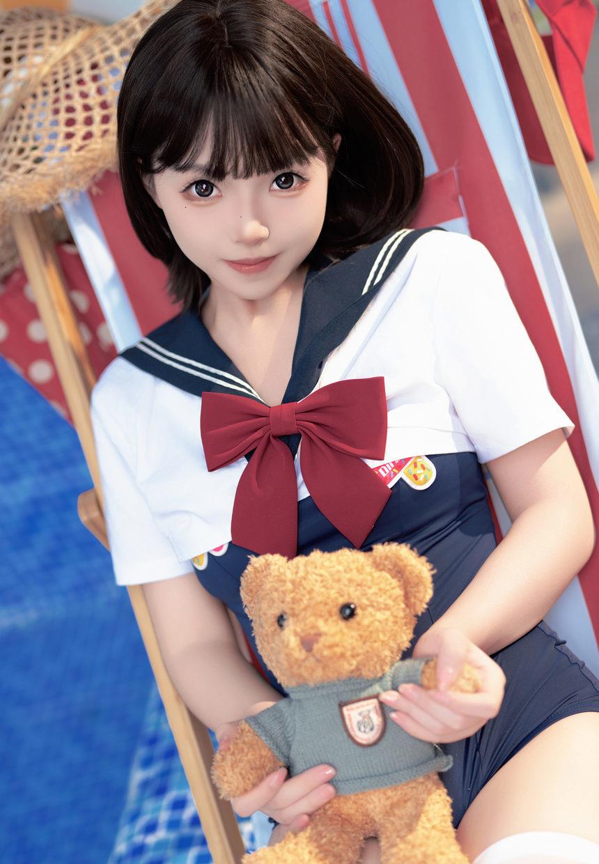 Bangni邦尼 –  反差JK泳装[97P+7V-841.3M]