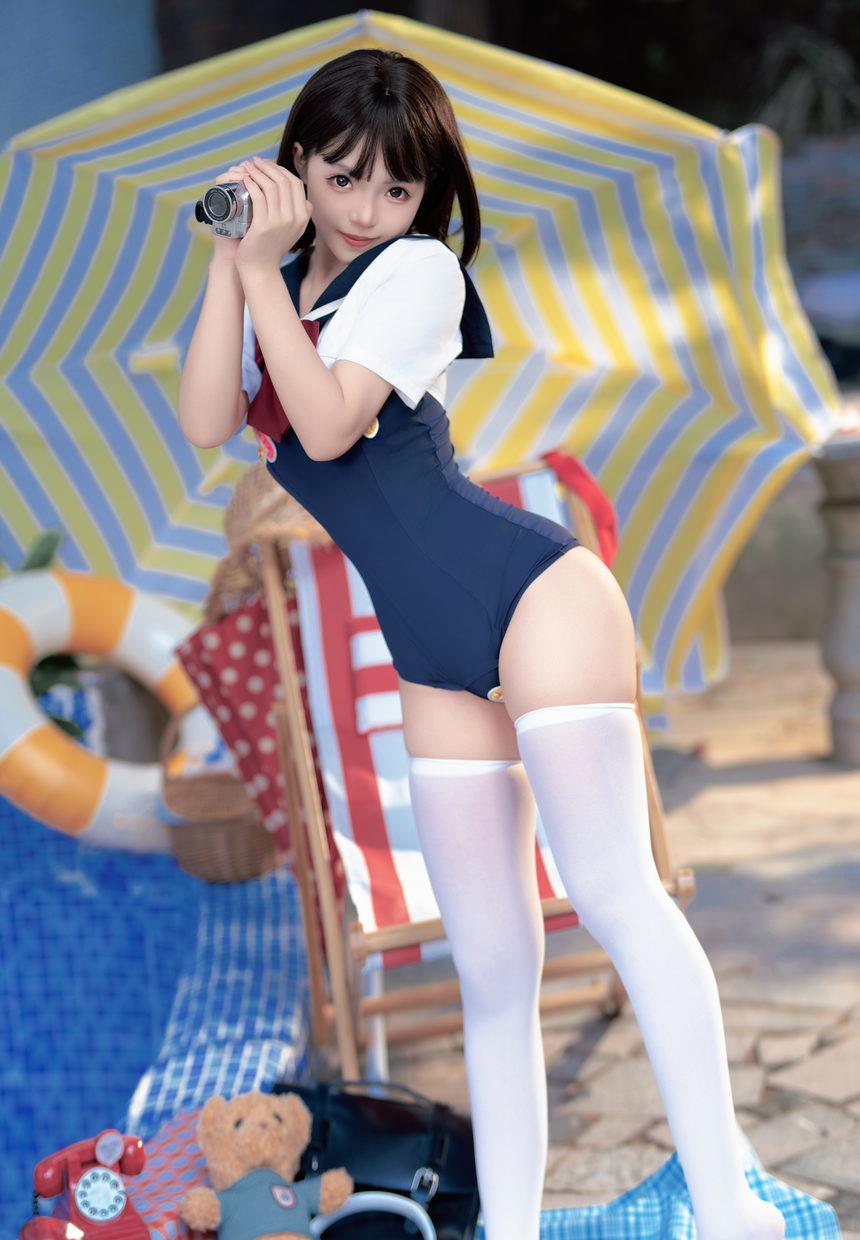 Bangni邦尼 –  反差JK泳装[97P+7V-841.3M]