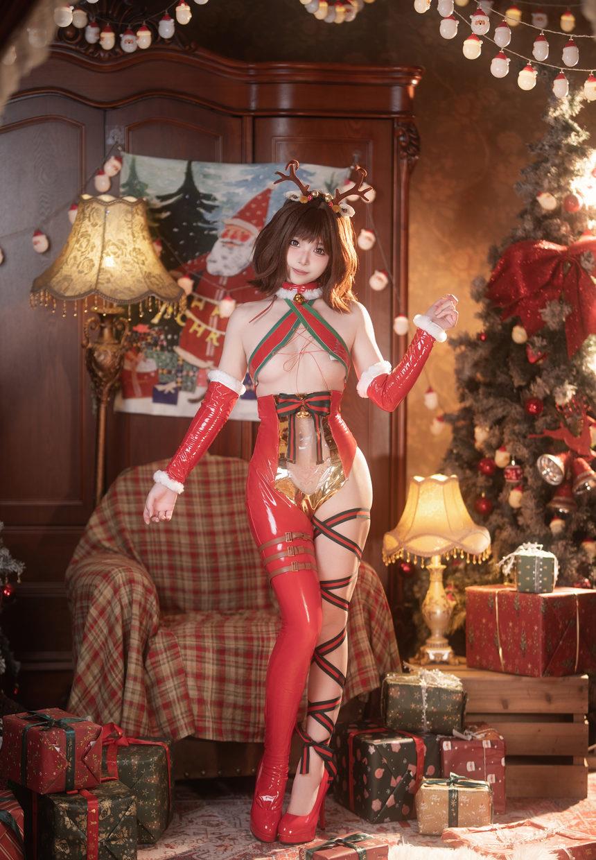 Bangni邦尼 –  圣诞小鹿 [91P+7V-1.38GB]