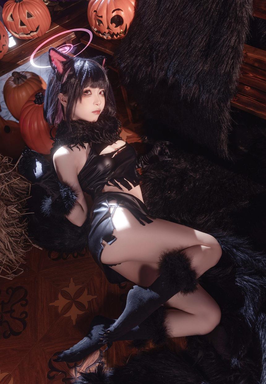 矢量鱼-蔚蓝档案-杏山和纱万圣节[34P-454MB]