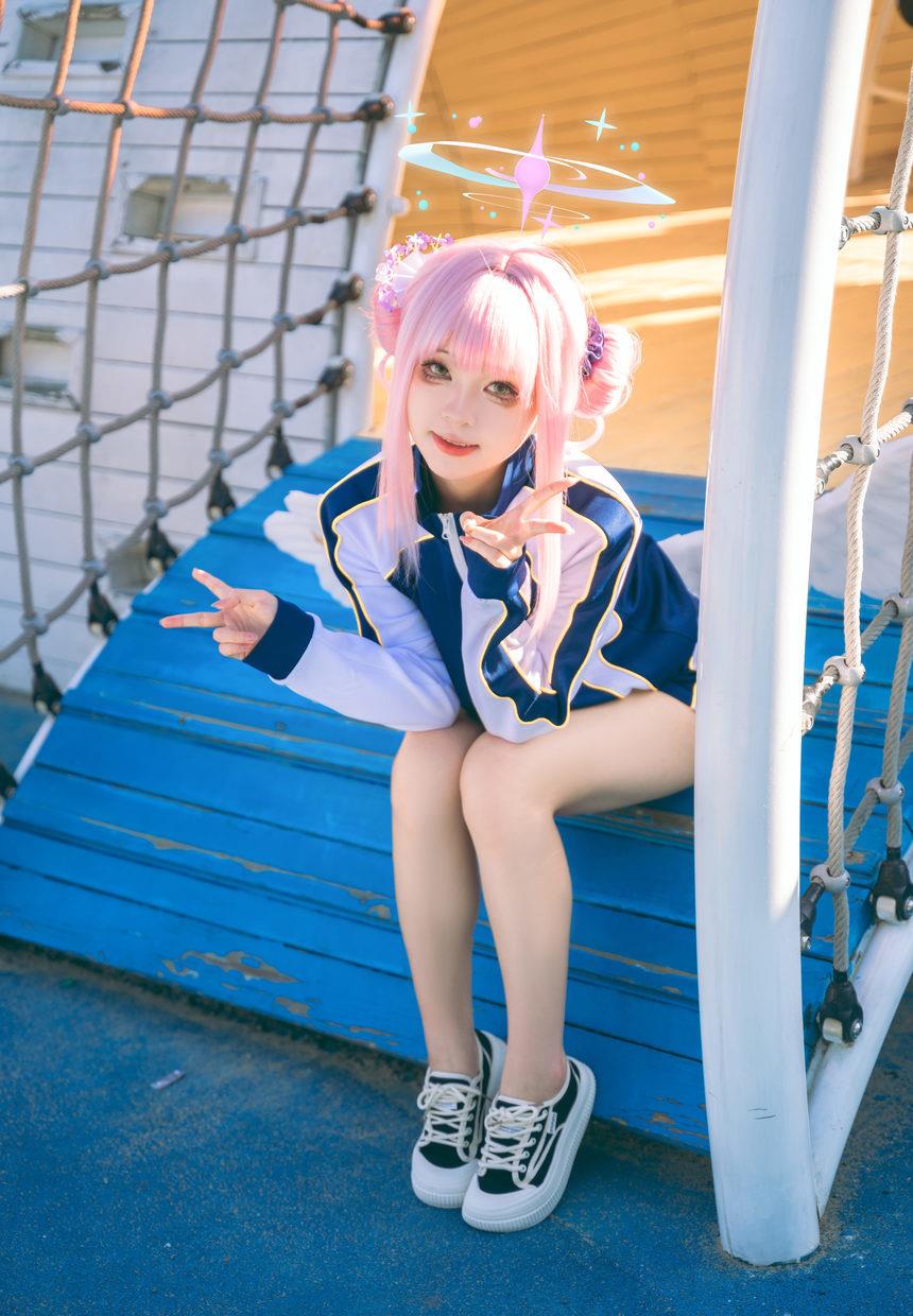 矢量鱼-蔚蓝档案-圣园未花体操服[41P-253MB]