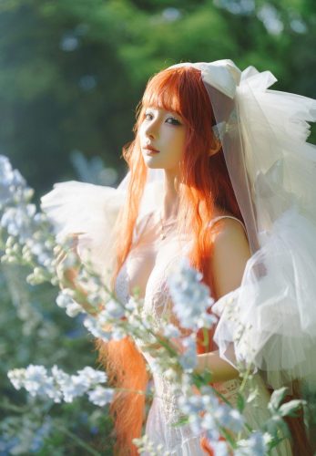 蠢沫沫  花丛婚纱 [67P 517M]-优选资源网