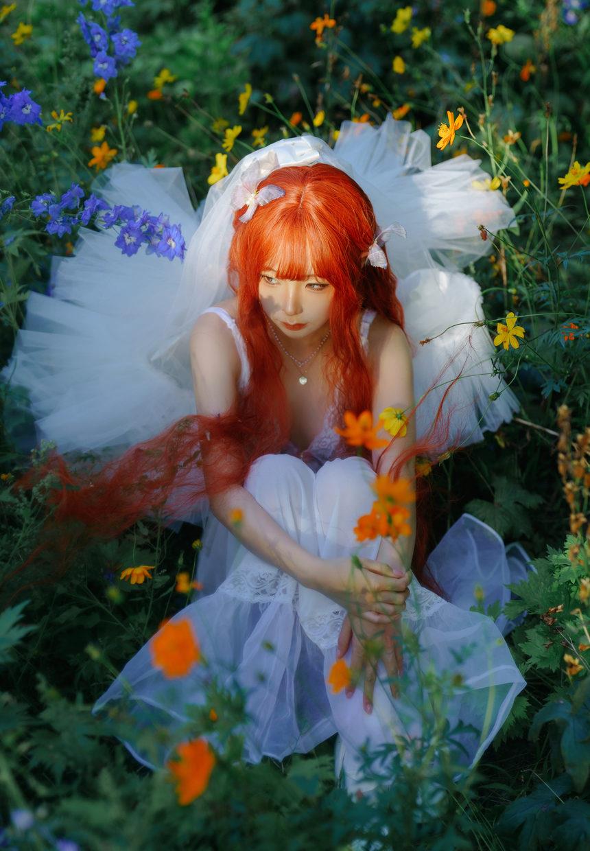 蠢沫沫  花丛婚纱 [67P 517M]