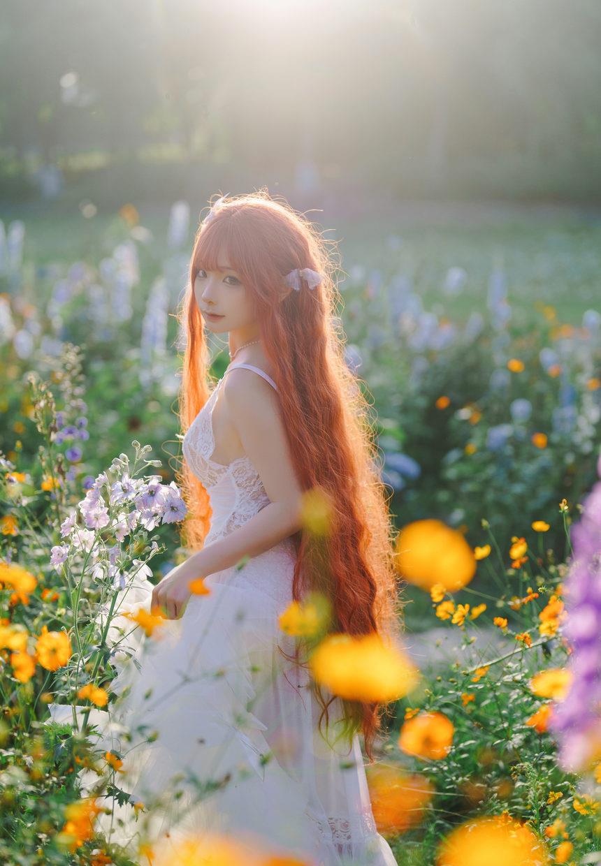 蠢沫沫  花丛婚纱 [67P 517M]