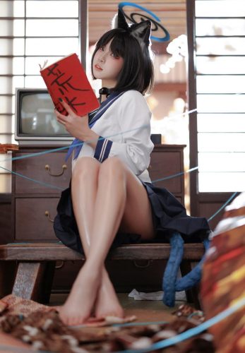 纸悦Etsu_ko-蔚蓝档案-桐生桔梗毛线团 [25P-354MB]-优选资源网