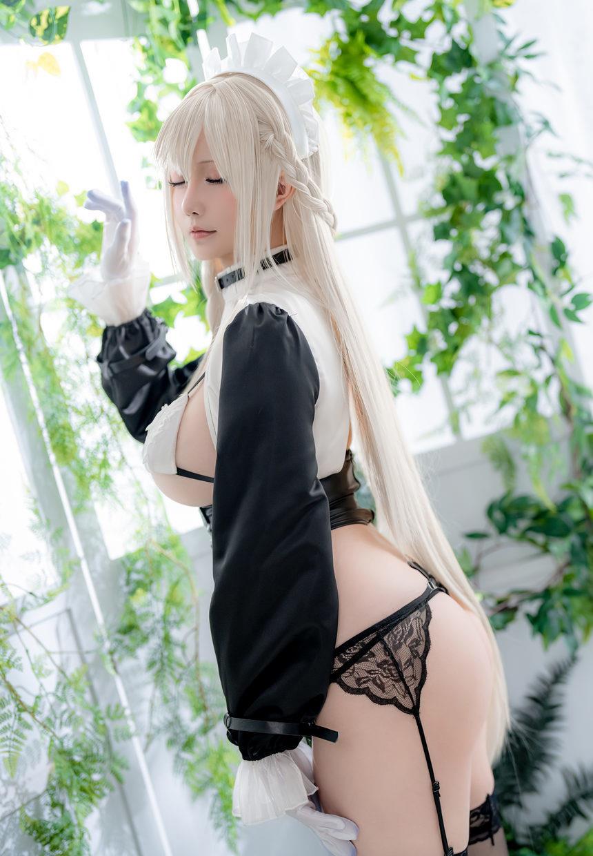 星之迟迟 – 碧蓝航线 可畏 [Azure Lane Sexy Maid][69P-385.8M]