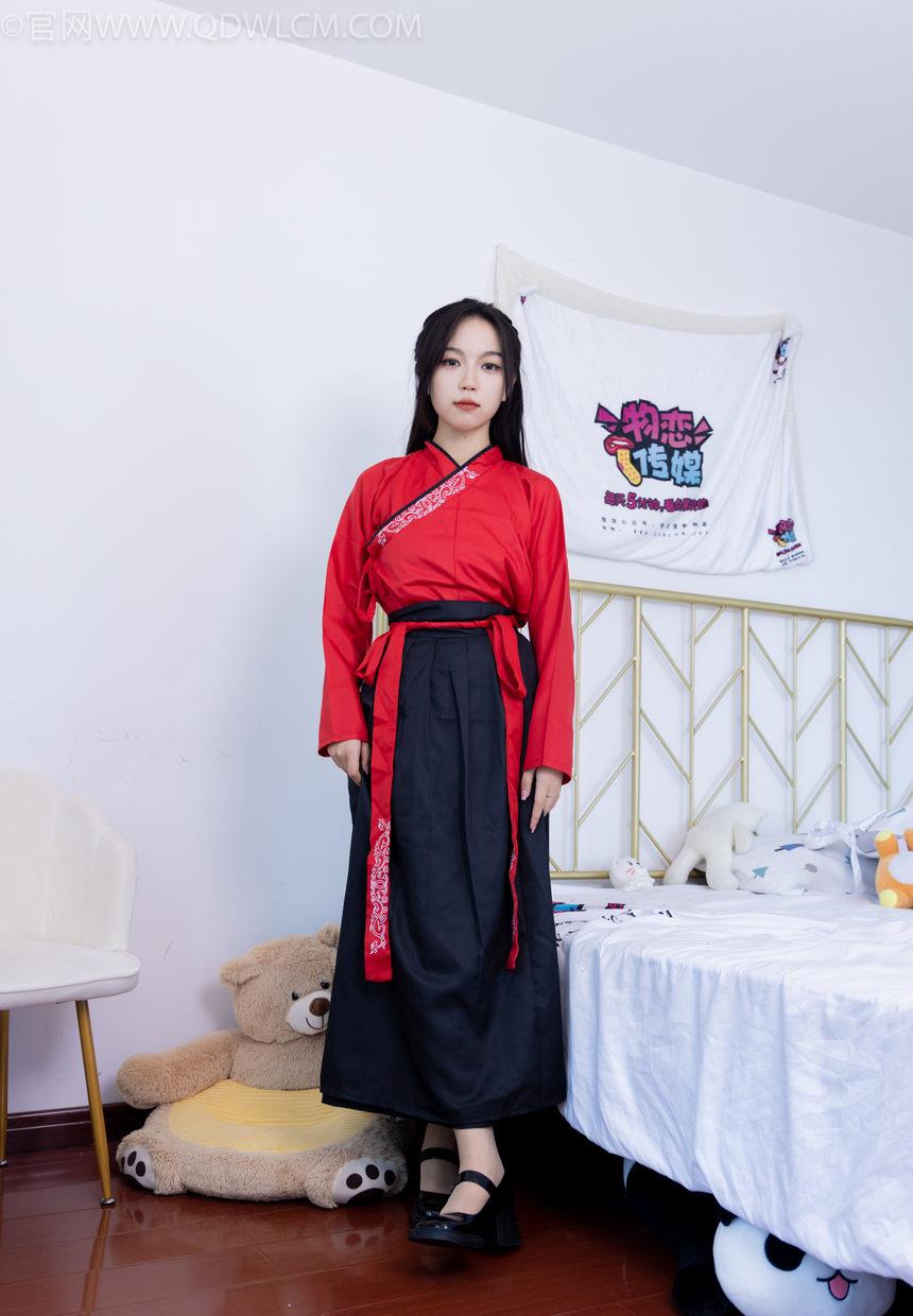 物恋传媒 NO.2330 纱纱-汉服、皮鞋、白棉袜、薄肉丝（脚尖加固款）[219P-1V-6.66G]