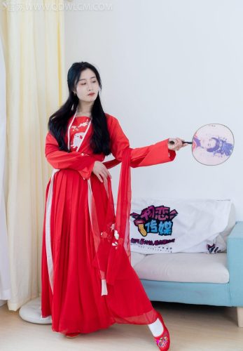 物恋传媒 NO.2328 绒绒-汉服、布鞋、白棉袜（打底）红色船袜（叠穿）[174P-1V-5.43G]-优选资源网