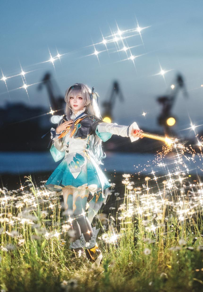 花柒Hana –  崩坏：星穹铁道 流萤[18P-112.5M]