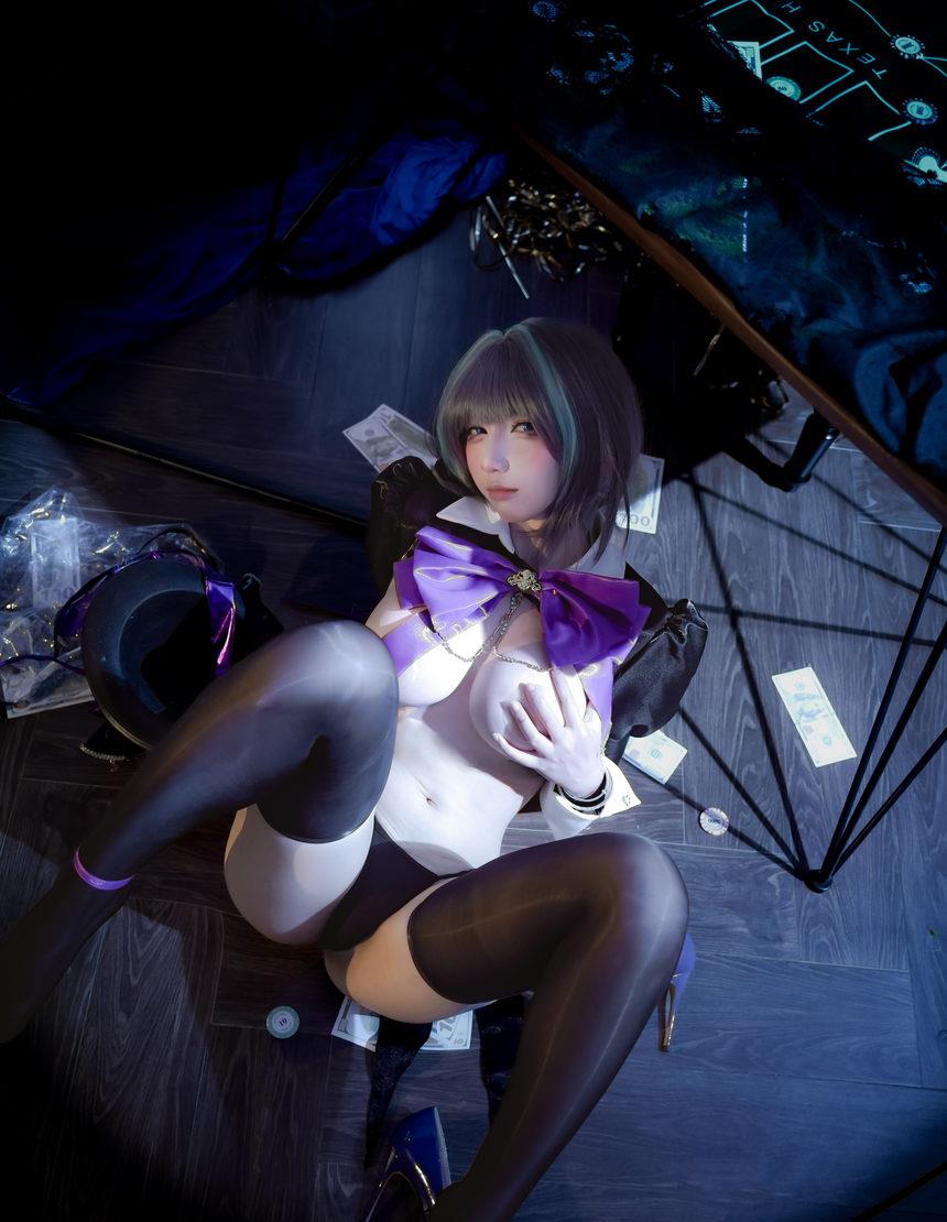 九曲Jean –碧蓝航线 柴郡·绚烂夜梦[40P-431.4M]