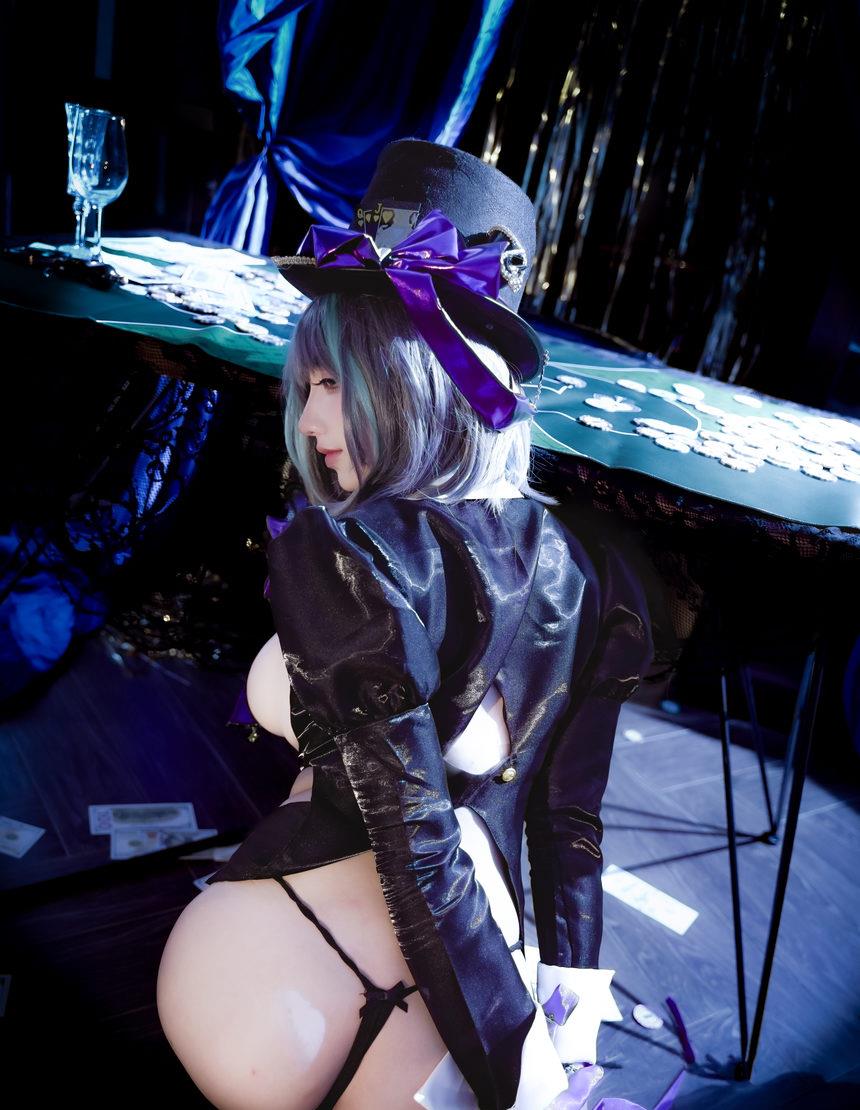 九曲Jean –碧蓝航线 柴郡·绚烂夜梦[40P-431.4M]