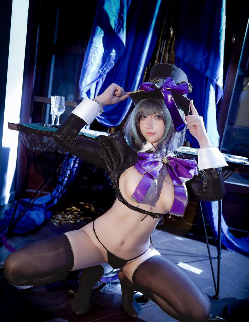 九曲Jean –碧蓝航线 柴郡·绚烂夜梦[40P-431.4M]