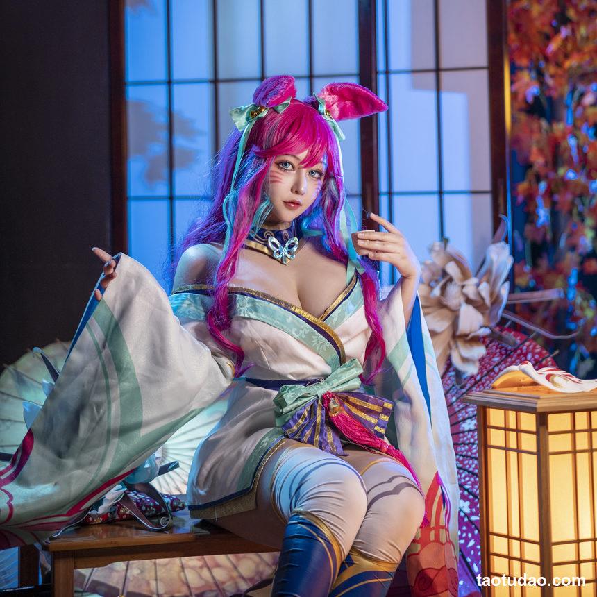 KANEKO_咔喵 –  英雄联盟 灵魂莲华 阿狸[17P+1V-541.7M]