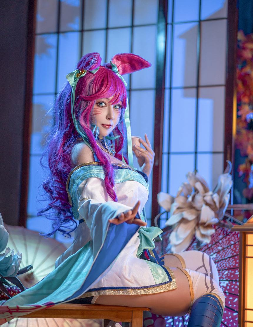 KANEKO_咔喵 –  英雄联盟 灵魂莲华 阿狸[17P+1V-541.7M]